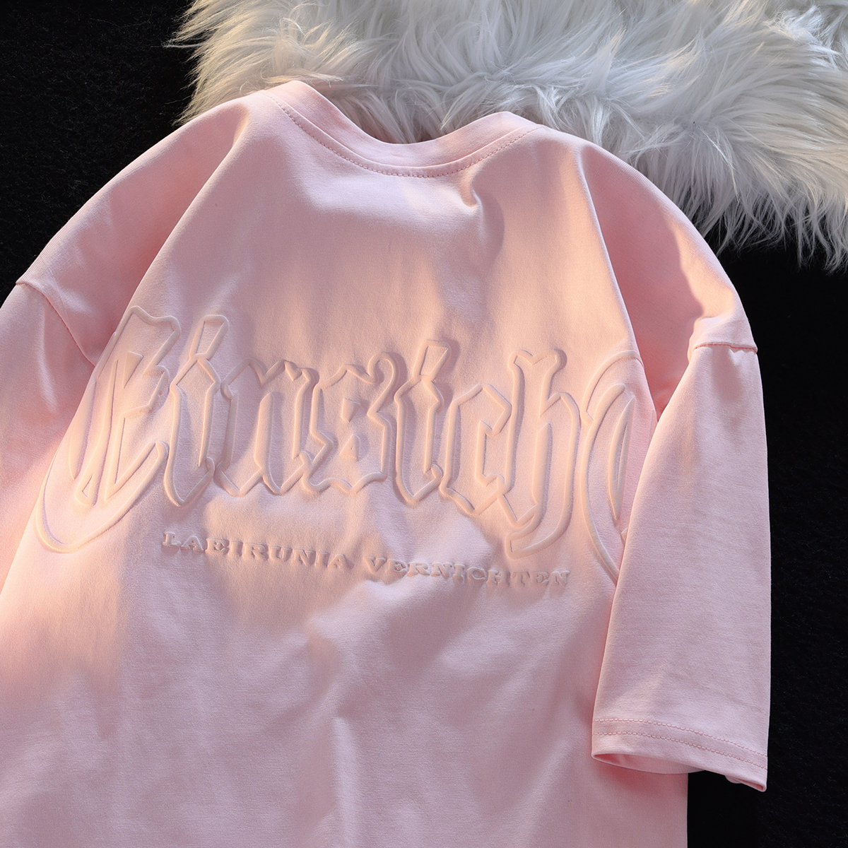 Japanese-Style Retro Sweet Letter Print Short-Sleeve T-Shirt for Men and Women, Plus Size, Loose-Fitting Cotton Tee, Casual Couple Outfit Japanese-Style Retro Sweet Letter Print Short-Sleeve T-Shirt for Men and Women, Plus Size, Loose-Fitting Cotton Tee, Casual Couple Outfit