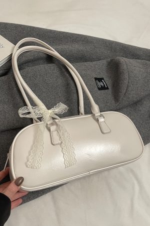 Korean Ballet-Style Underarm Bowling Bag - Women's Shoulder Bag for Spring/Summer 2025 Fashion Trend