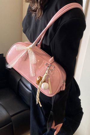 Korean Ballet-Style Underarm Bowling Bag - Women's Shoulder Bag for Spring/Summer 2025 Fashion Trend