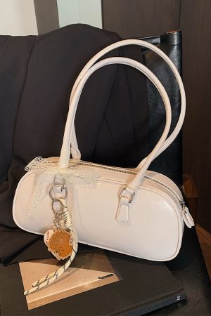 Korean Ballet-Style Underarm Bowling Bag - Women's Shoulder Bag for Spring/Summer 2025 Fashion Trend