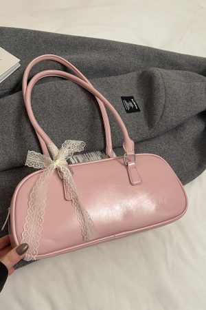 Korean Ballet-Style Underarm Bowling Bag - Women's Shoulder Bag for Spring/Summer 2025 Fashion Trend