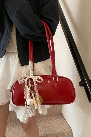 Korean Ballet-Style Underarm Bowling Bag - Women's Shoulder Bag for Spring/Summer 2025 Fashion Trend