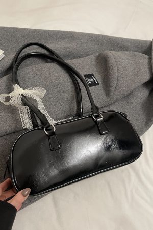 Korean Ballet-Style Underarm Bowling Bag - Women's Shoulder Bag for Spring/Summer 2025 Fashion Trend