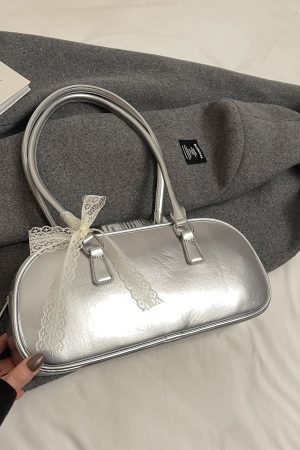 Korean Ballet-Style Underarm Bowling Bag - Women's Shoulder Bag for Spring/Summer 2025 Fashion Trend