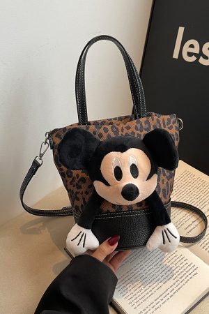 Korean-Style Cartoon Anime Crossbody Bag - Cute Girl Bucket Bag for Spring/Summer 2025, Trendy High-End Underarm Bag