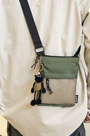 Korean Style Casual Crossbody Bag for Women - Trendy Portable Oxford Cloth Phone Bag for Spring/Summer 2025 Fashion