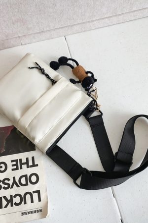Korean Style Casual Crossbody Bag for Women - Trendy Portable Oxford Cloth Phone Bag for Spring/Summer 2025 Fashion