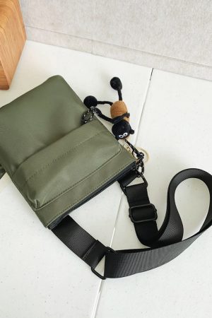Korean Style Casual Crossbody Bag for Women - Trendy Portable Oxford Cloth Phone Bag for Spring/Summer 2025 Fashion