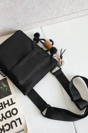 Korean Style Casual Crossbody Bag for Women - Trendy Portable Oxford Cloth Phone Bag for Spring/Summer 2025 Fashion