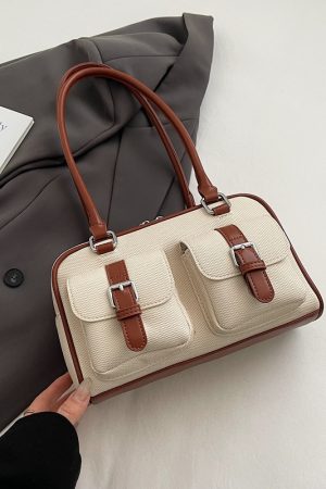 Korean Style Casual Shoulder Bag for Work Commute, Spring 2025, High-End Feel, Multiple Pockets, Versatile Everyday Use