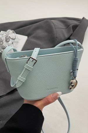 Korean Style Fashion Bucket Bag for Women, Trendy Versatile Shoulder Bag, 2025 Summer High-End Casual Accessory