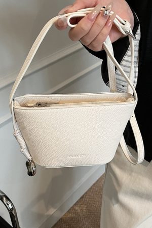 Korean Style Fashion Bucket Bag for Women, Trendy Versatile Shoulder Bag, 2025 Summer High-End Casual Accessory