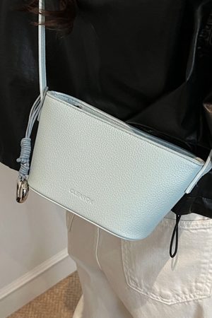 Korean Style Fashion Bucket Bag for Women, Trendy Versatile Shoulder Bag, 2025 Summer High-End Casual Accessory