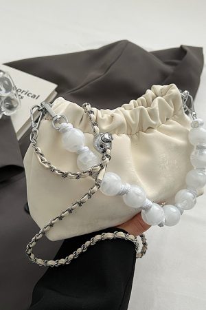 Korean-Style Minimalist Crossbody Bucket Handbag for Women - Versatile Fashionable Design for Commuting - Summer 2025 Collection