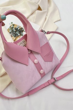 Korean-Style Minimalist Crossbody Handbag for Women, Trendy Casual Design 2025, Niche Personality Fashion Bag
