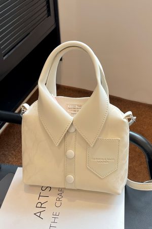 Korean-Style Minimalist Crossbody Handbag for Women, Trendy Casual Design 2025, Niche Personality Fashion Bag