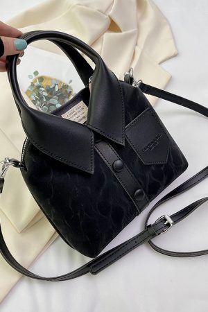 Korean-Style Minimalist Crossbody Handbag for Women, Trendy Casual Design 2025, Niche Personality Fashion Bag