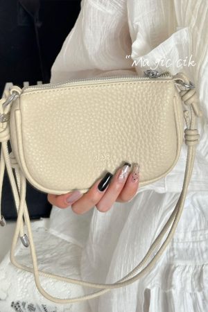 Korean-Style Minimalist Mini Shoulder Commuter Bag for Women - 2025 Summer Trendy Crossbody Small Square Bag