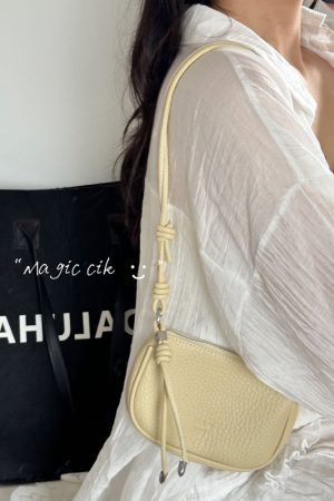 Korean-Style Minimalist Mini Shoulder Commuter Bag for Women - 2025 Summer Trendy Crossbody Small Square Bag