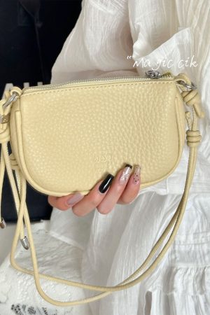 Korean-Style Minimalist Mini Shoulder Commuter Bag for Women - 2025 Summer Trendy Crossbody Small Square Bag