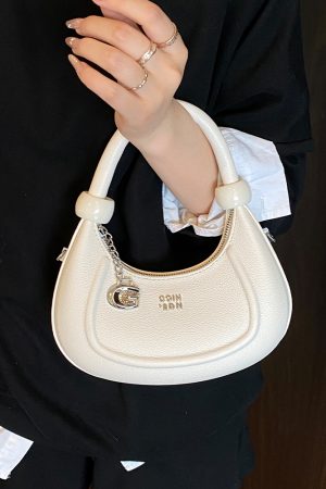 Korean-Style Minimalist Retro Handbag for Women - 2025 Summer Versatile Crossbody Dumpling Bag