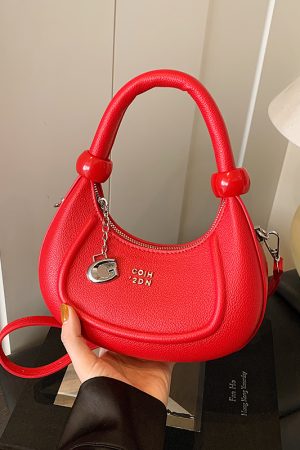 Korean-Style Minimalist Retro Handbag for Women - 2025 Summer Versatile Crossbody Dumpling Bag