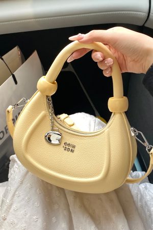 Korean-Style Minimalist Retro Handbag for Women - 2025 Summer Versatile Crossbody Dumpling Bag