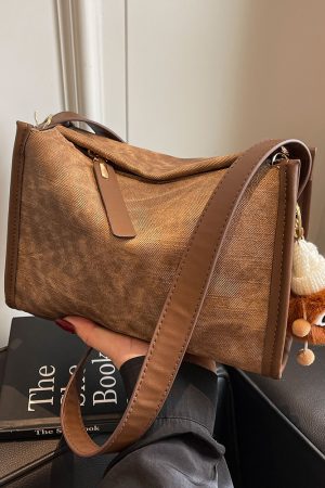 Korean-Style Minimalist Small Square Bag for Women - Cute Versatile 2025 Spring/Summer Fashion Shoulder Bag