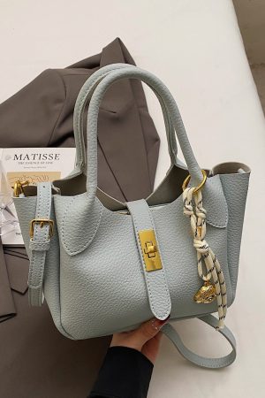 Korean Style Minimalist Versatile Crossbody Bucket Handbag for Women - 2025 Summer High-Quality Commuting Bag