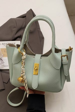 Korean Style Minimalist Versatile Crossbody Bucket Handbag for Women - 2025 Summer High-Quality Commuting Bag