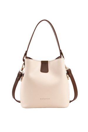 Korean-Style Retro Bucket Handbag for Women - Trendy Versatile Shoulder Bag for Spring/Summer 2025 High-End Fashion