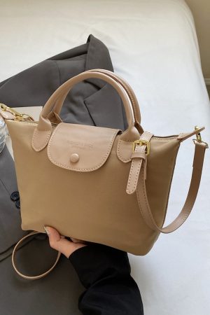 Korean-Style Retro Casual Bucket Bag for Women - Trendy Versatile Handheld Design, High-End Feel, Spring/Summer 2025 Collection