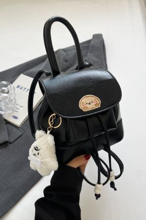 Korean Style Retro Fashion Backpack - High-End Niche Crossbody Bag for Spring/Summer 2025