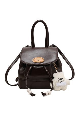 Korean Style Retro Fashion Backpack - High-End Niche Crossbody Bag for Spring/Summer 2025