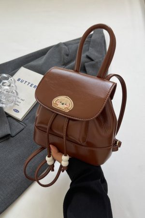 Korean Style Retro Fashion Backpack - High-End Niche Crossbody Bag for Spring/Summer 2025