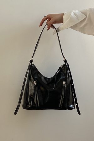 Korean Style Retro Large Capacity Tote Bag - Versatile Women's Shoulder & Crossbody Bag for Everyday Use