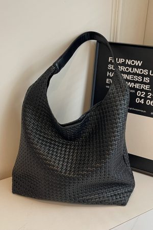 Korean Style Retro Tote Bag for Women, Trendy Underarm Shoulder Bag for Work and Commuting, Versatile Fashion Accessory for Autumn 2025