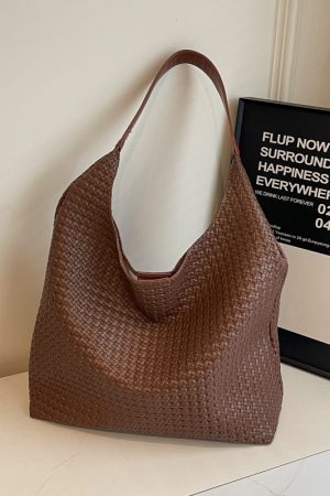 Korean Style Retro Tote Bag for Women, Trendy Underarm Shoulder Bag for Work and Commuting, Versatile Fashion Accessory for Autumn 2025