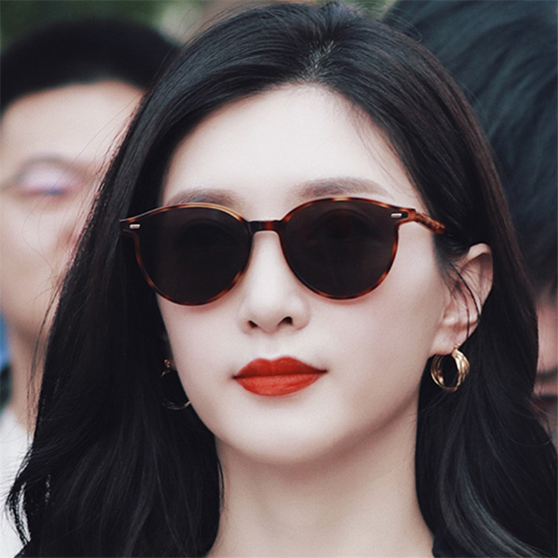 Korean Style Small Face Round Sunglasses for Women - Summer Hot Girl Beach Vacation Street Photography Accessory Korean Style Small Face Round Sunglasses for Women - Summer Hot Girl Beach Vacation Street Photography Accessory