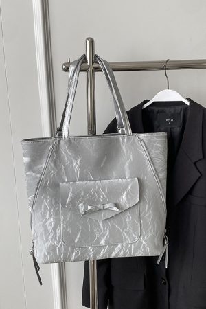 Korean Style Trendy Student Tote Bag for Women - Summer 2025 Minimalist Versatile Large Capacity Casual Backpack