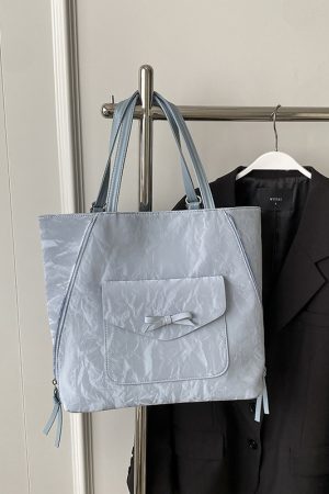 Korean Style Trendy Student Tote Bag for Women - Summer 2025 Minimalist Versatile Large Capacity Casual Backpack