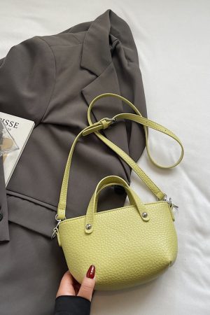 Korean-Style Versatile Shoulder Handbag for Women - 2025 Summer High-End Crossbody Small Bucket Bag