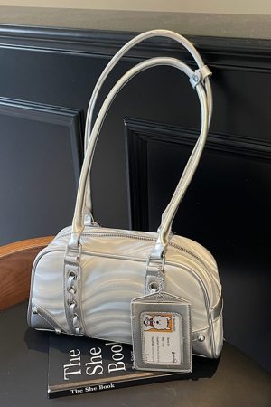 Korean-Style Women's High-End Versatile Bowling Handbag - 2025 Underarm Shoulder Commuting Bag