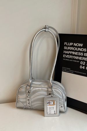 Korean-Style Women's High-End Versatile Bowling Handbag - 2025 Underarm Shoulder Commuting Bag