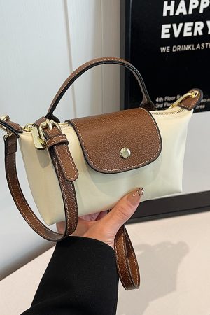Korean-Style Women's Mini Phone Bag - Trendy High-End Nylon Crossbody Handbag for 2025 Fashion