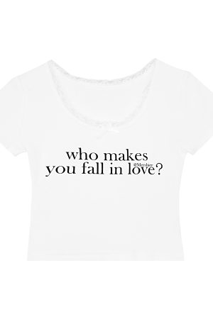 Lace Trim U-Neck Short Sleeve T-Shirt for Women, Slim Fit Casual Top, 2025 Spring/Summer Fashion, Trendy Y2K Style for Hot Girls