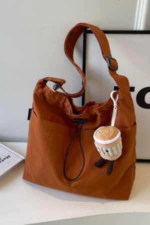 Large Canvas Shoulder Bag for Women - 2025 Fashion Tote with High Capacity for Class, Commuting, and Everyday Use