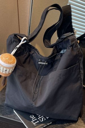 Large Canvas Shoulder Bag for Women - 2025 Fashion Tote with High Capacity for Class, Commuting, and Everyday Use