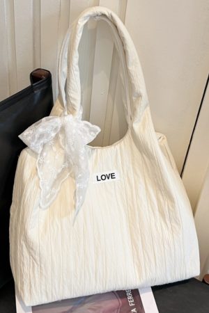 Large Capacity Canvas Tote Bag for Women - Relaxed Single-Shoulder Design, Ideal for College Students and Commuters