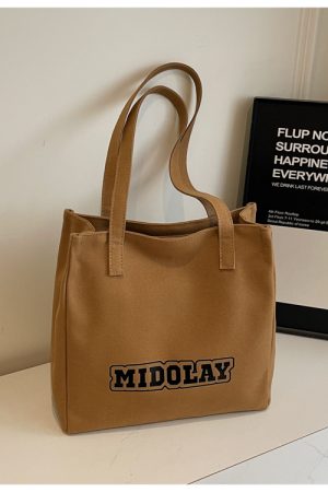 Large Capacity Canvas Tote Bag for Women - Versatile Work & Commuting Shoulder Bag for Students - Stylish 2025 Design